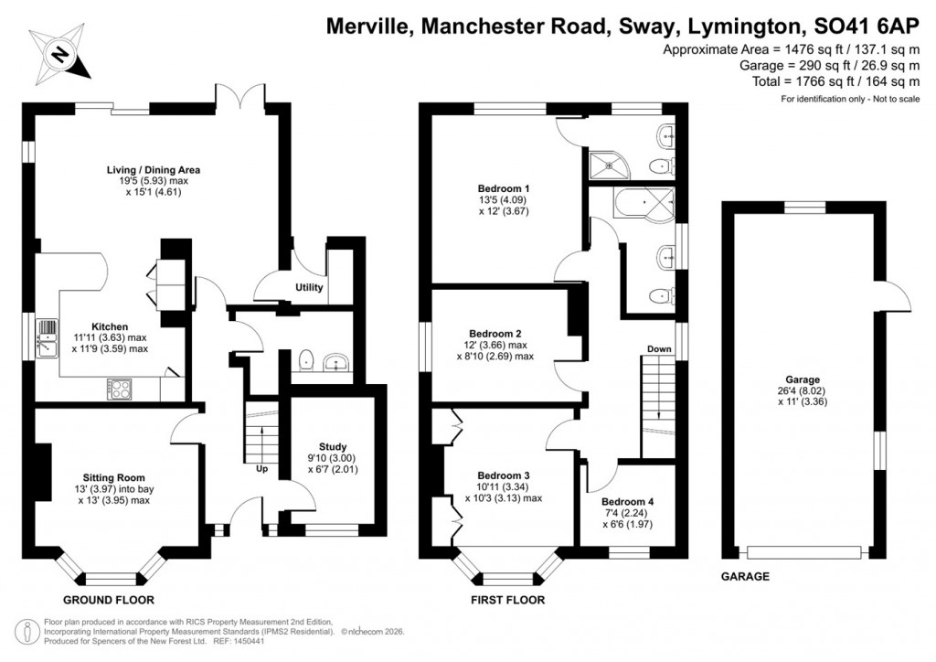 Floorplans For Manchester Road, Sway, Lymington, SO41