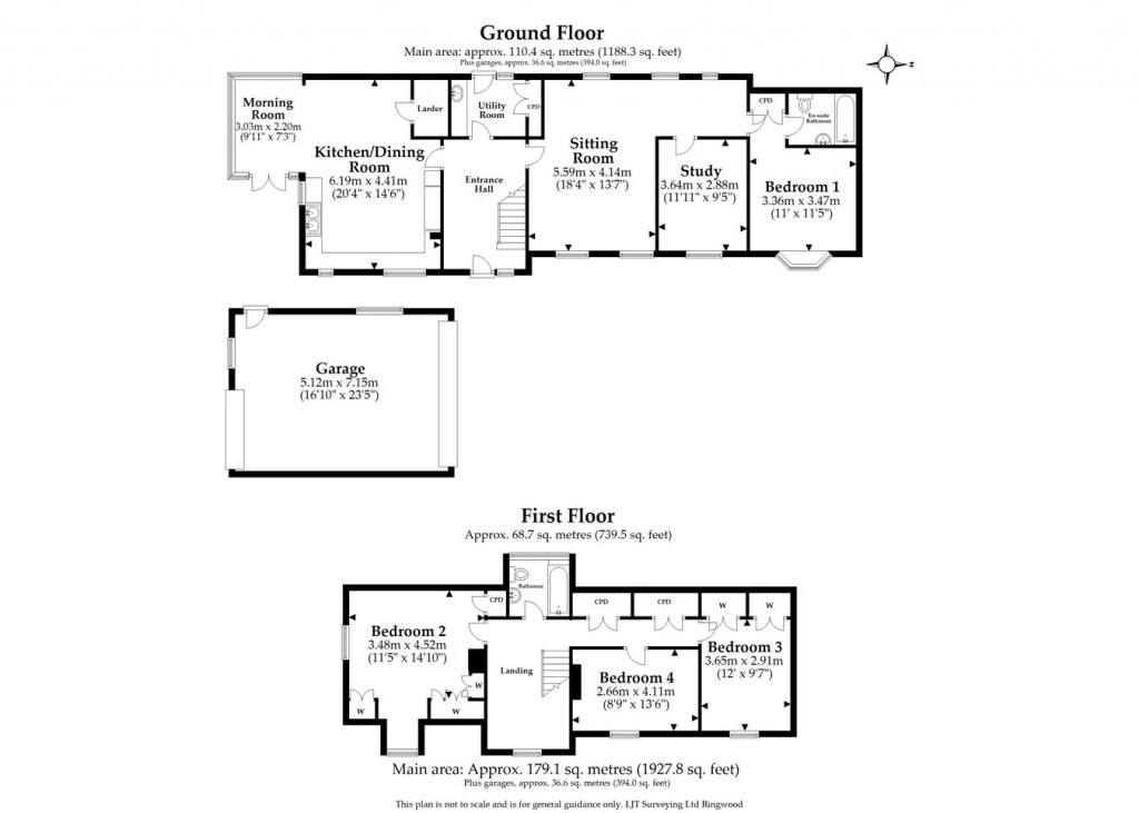 Floorplans For Ibsley Drove, Ibsley, Ringwood, BH24