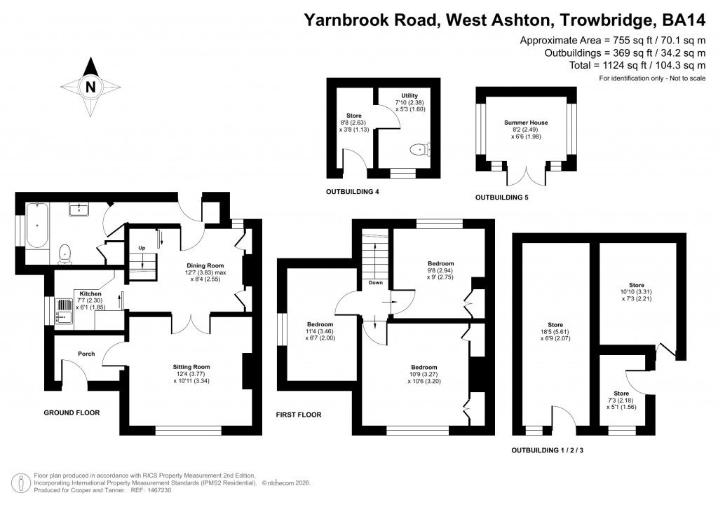 Floorplans For West Ashton, Trowbridge, Wiltshire