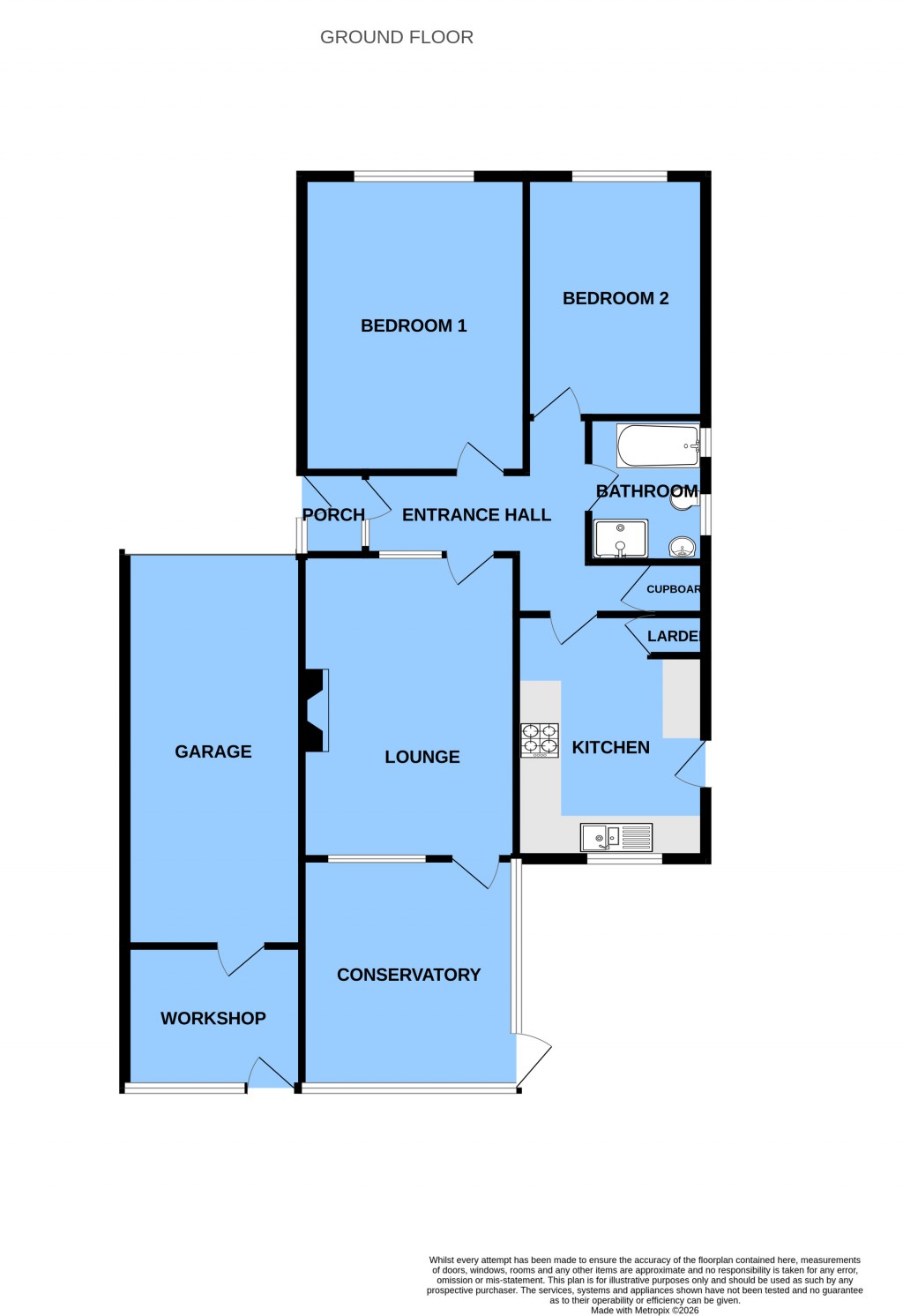 Floorplans For Penhurst Drive, Bexhill-on-Sea, East Sussex