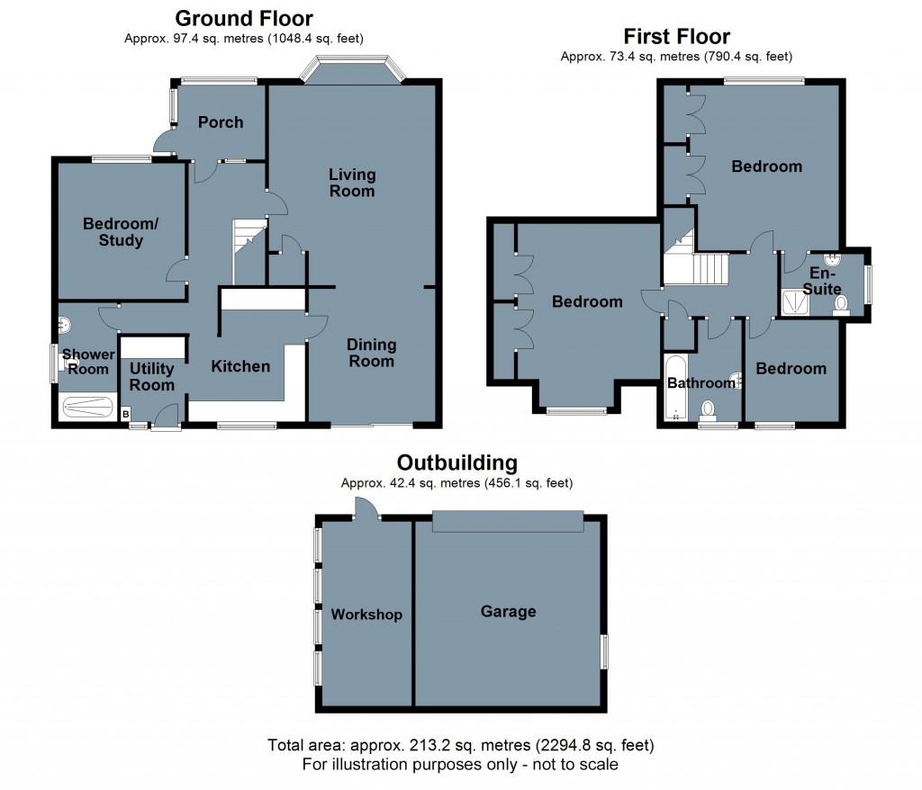 Floorplans For Pett Road, Guestling, East Sussex