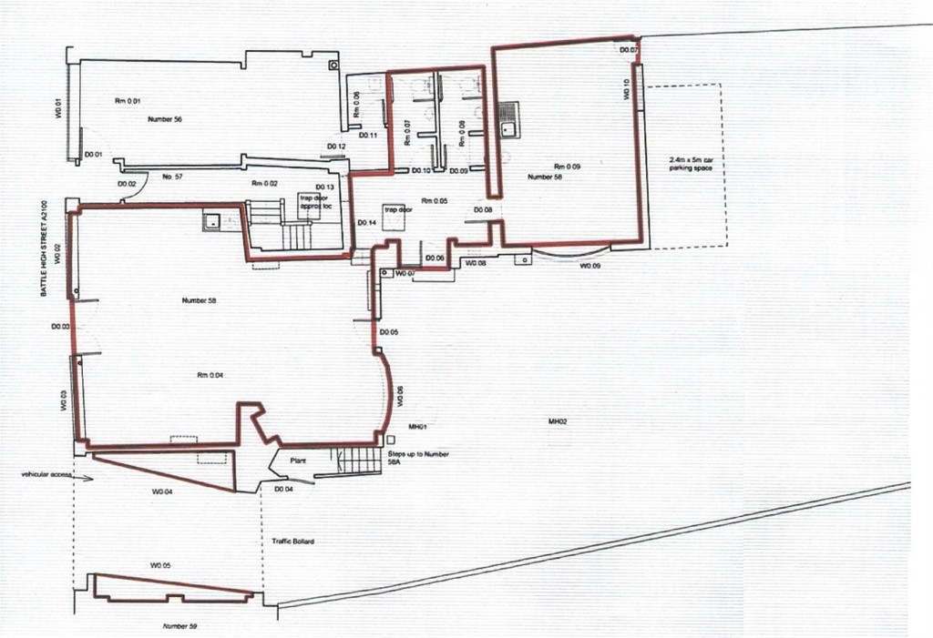 Floorplans For High Street, Battle, East Sussex