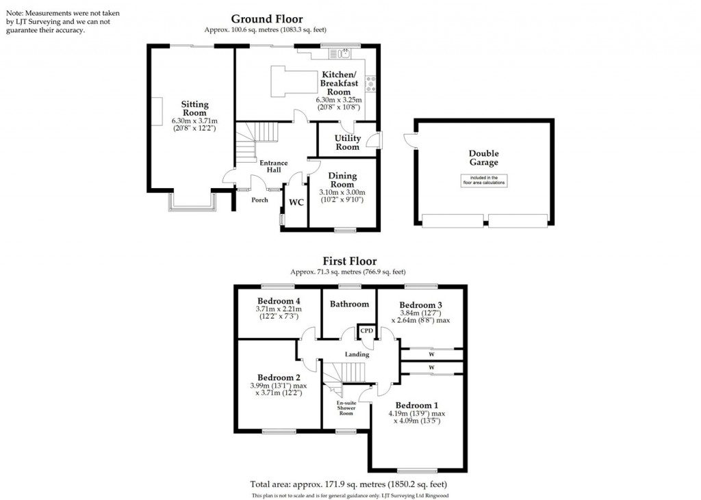 Floorplans For School Close, Verwood, BH31