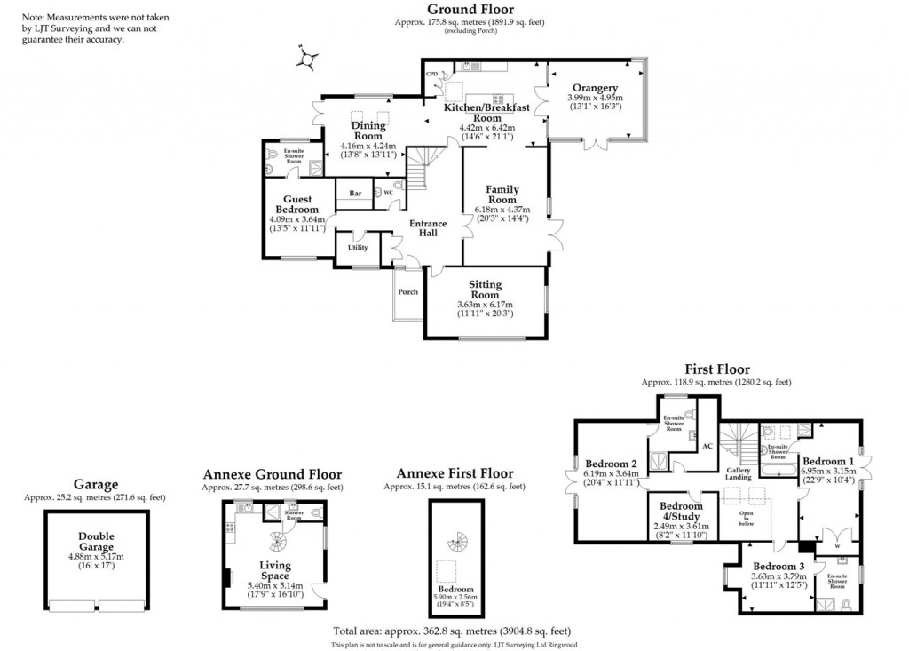 Floorplans For Windmill Lane, Ringwood, BH24
