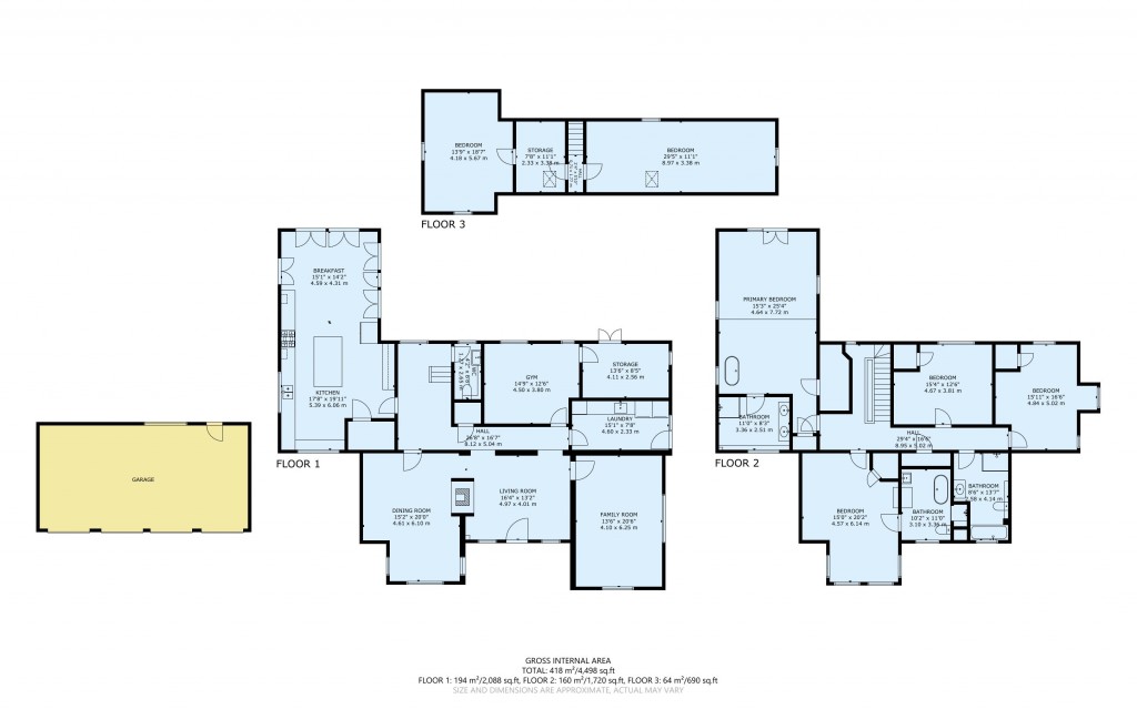 Floorplans For Hastings Road, Battle, East Sussex