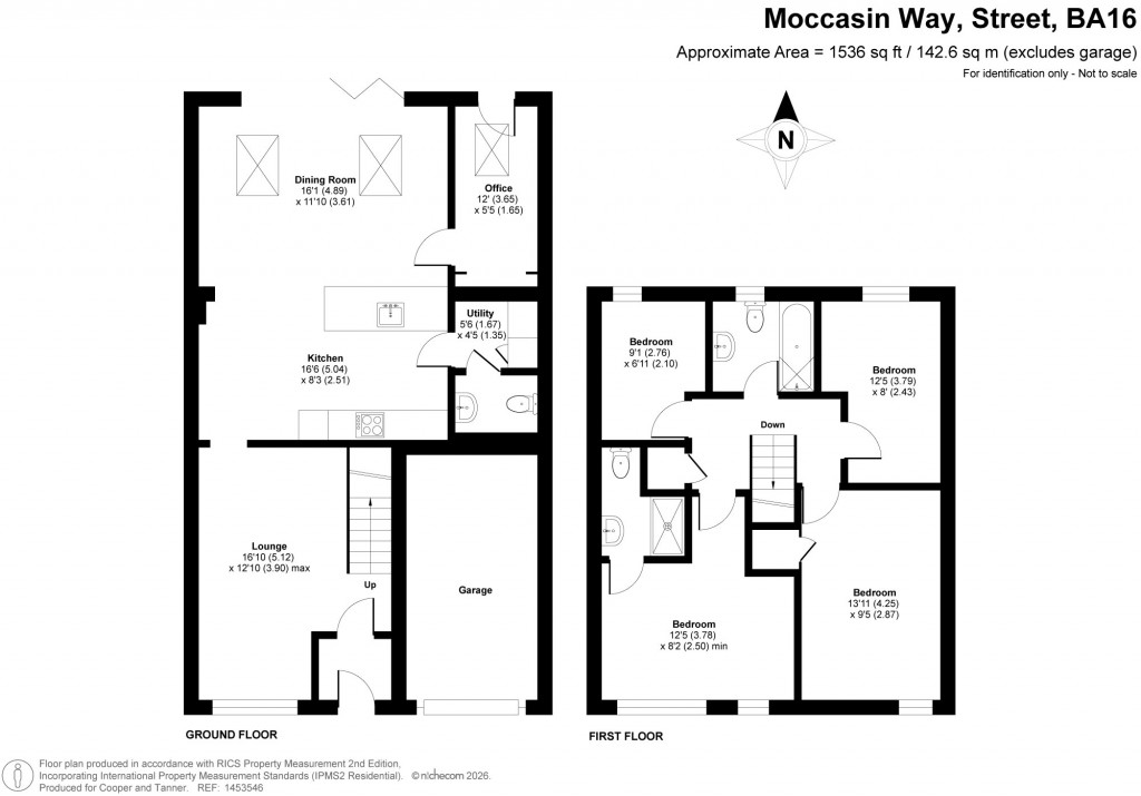 Floorplans For Moccasin Way, Street, Somerset