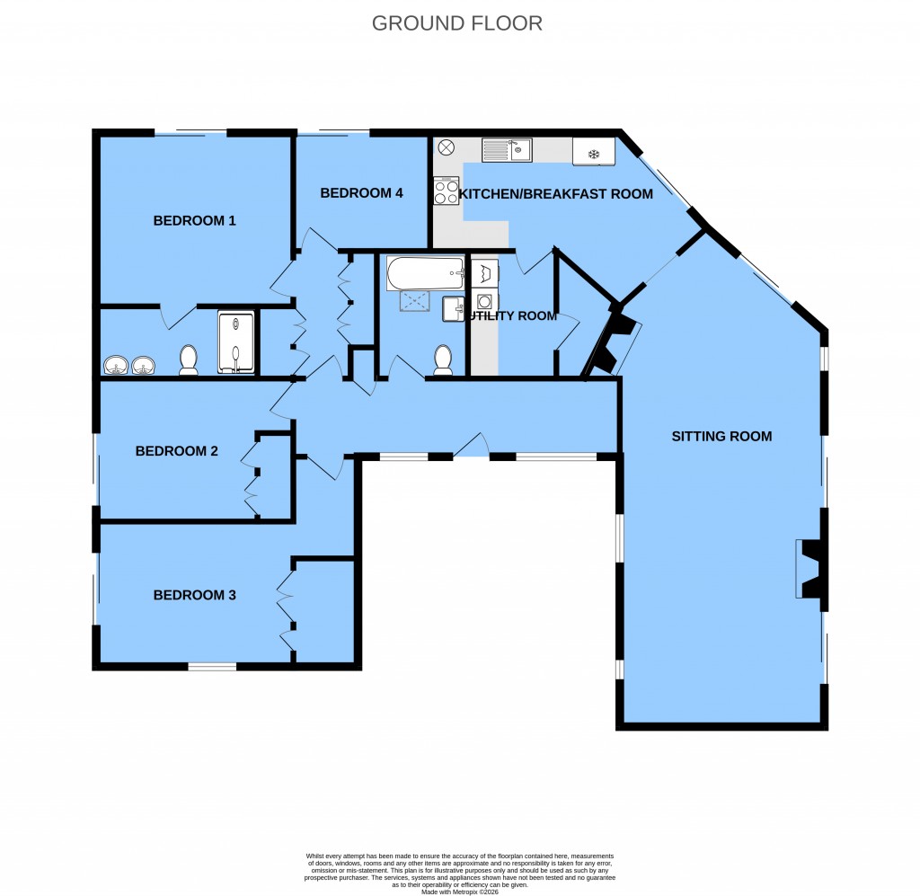 Floorplans For Caldbec Hill, Battle, East Sussex