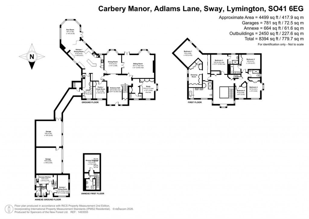 Floorplans For Adlams Lane, Sway, Lymington, SO41