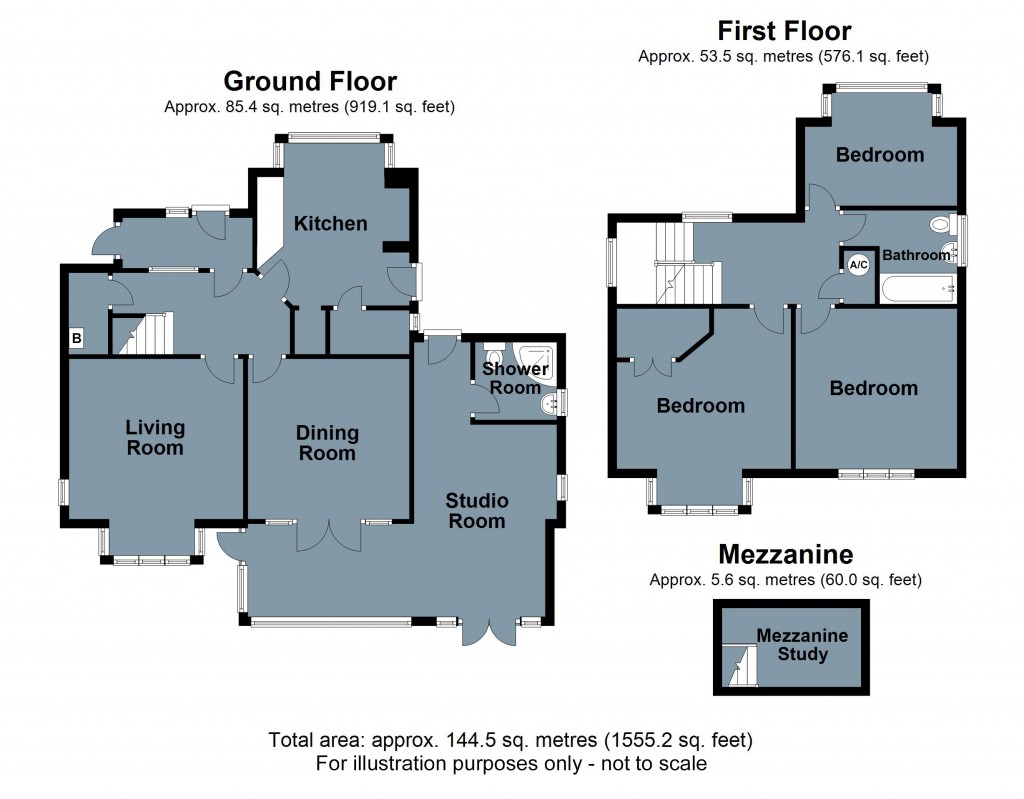 Floorplans For North Trade Road, Battle, East Sussex