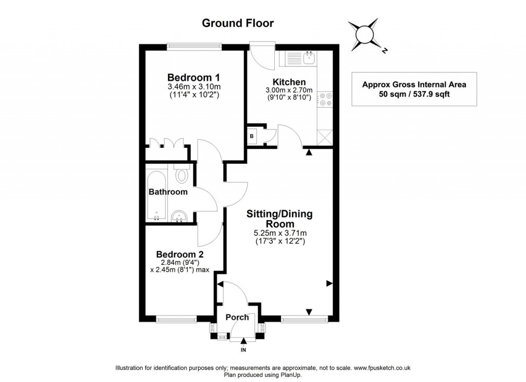 Floorplans For Little Dene Copse, Pennington, Lymington, SO41