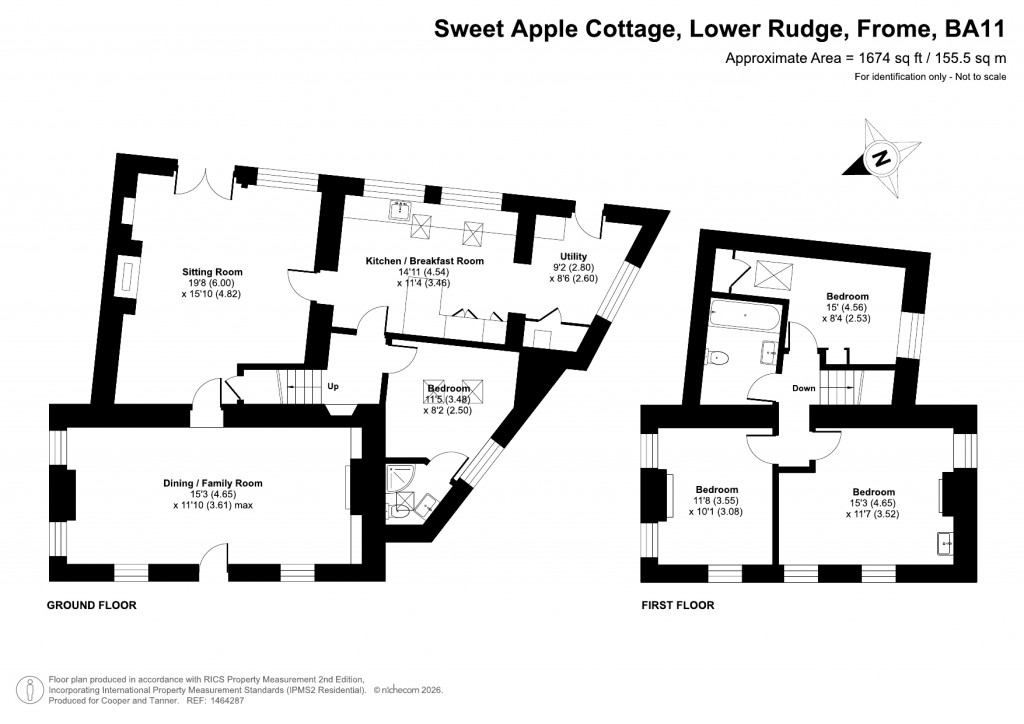 Floorplans For Lower Rudge, Frome, Somerset