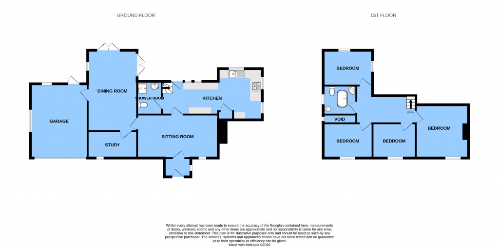 Floorplans For Netherfield Road, Battle, East Sussex
