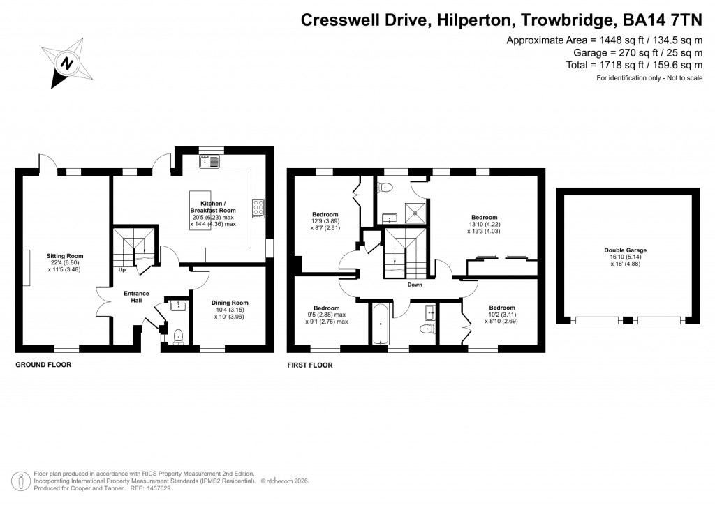 Floorplans For Hilperton, Trowbridge, Wiltshire