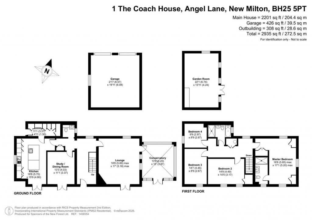 Floorplans For Angel Lane, New Milton, BH25