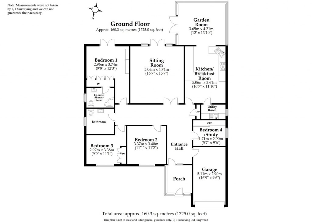 Floorplans For Sandy Lane, St Ives, Ringwood, BH24