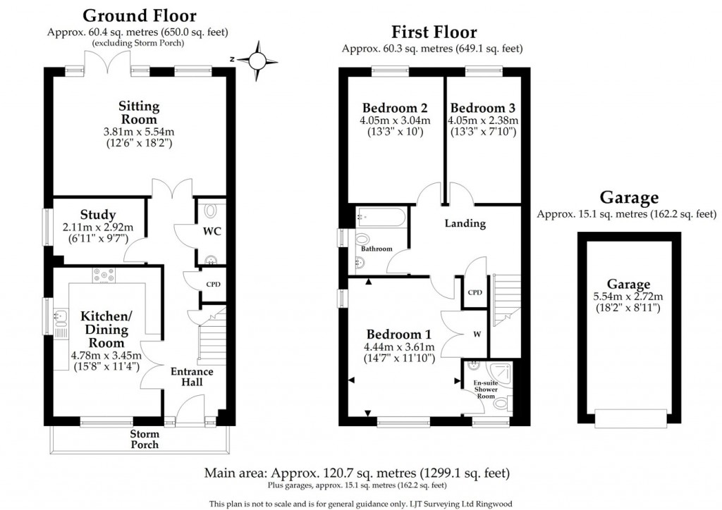 Floorplans For St Anns Gate, Ringwood, BH24