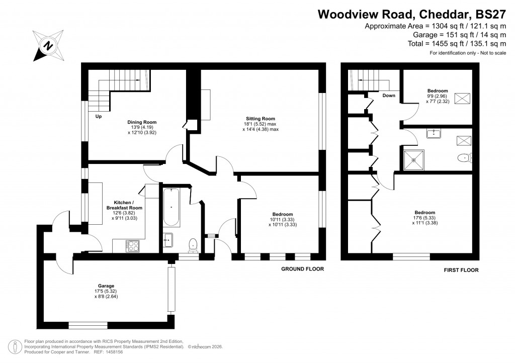 Floorplans For Woodview Road, Cheddar, Somerset