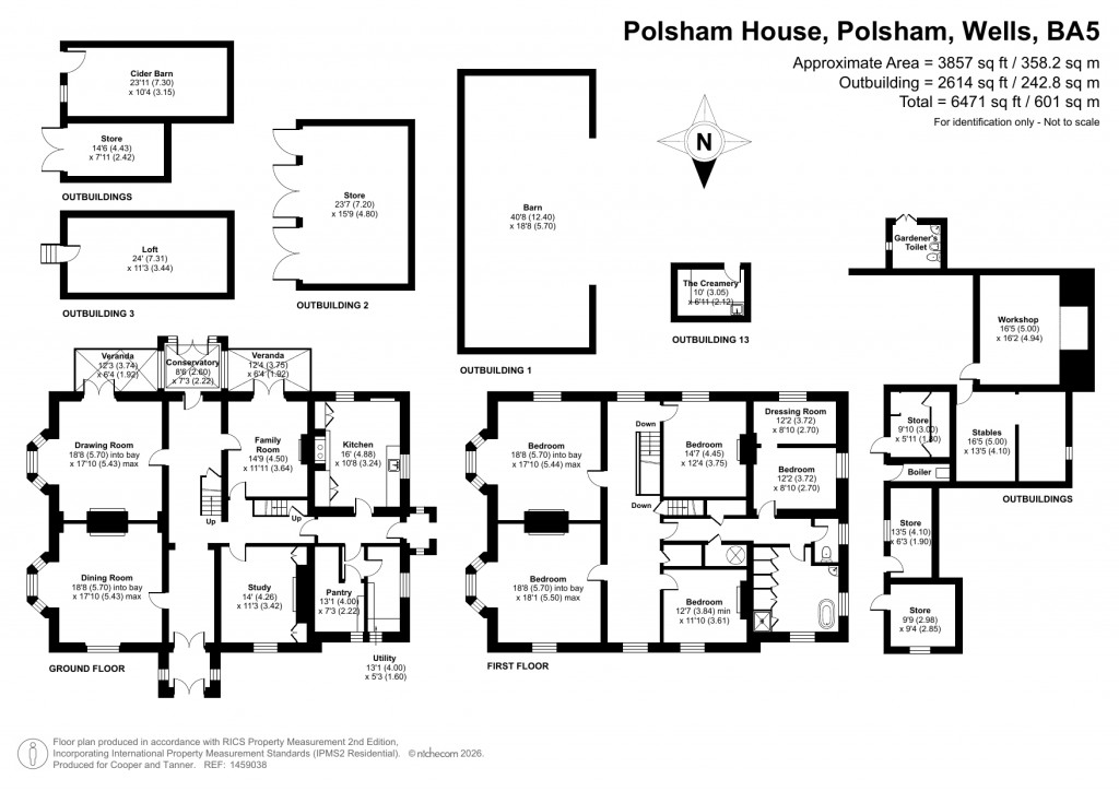 Floorplans For Polsham, Wells, Somerset