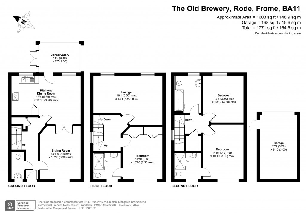 Floorplans For The Old Brewery, Rode, Somerset
