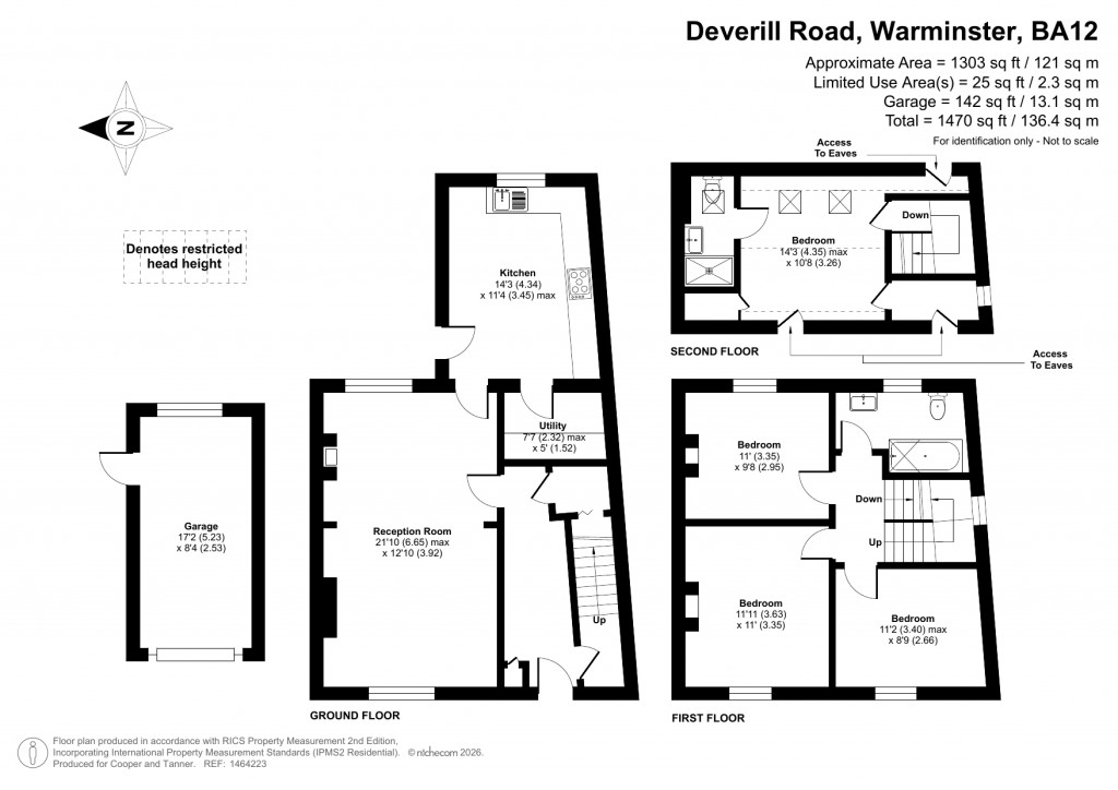 Floorplans For Deverill Road, Warminster, Wiltshire