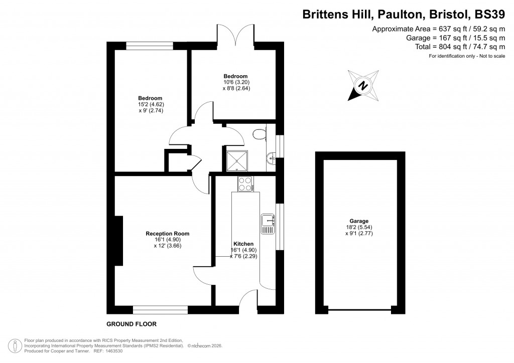 Floorplans For Brittens Hill, Paulton, Bristol, Somerset