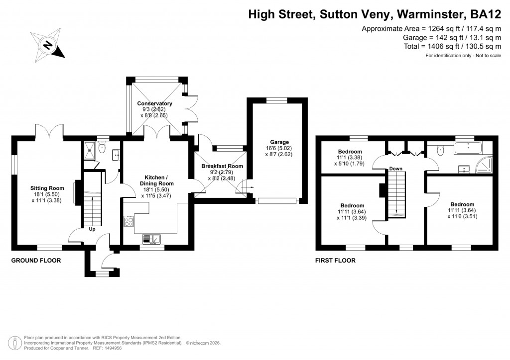 Floorplans For Sutton Veny, Wiltshire