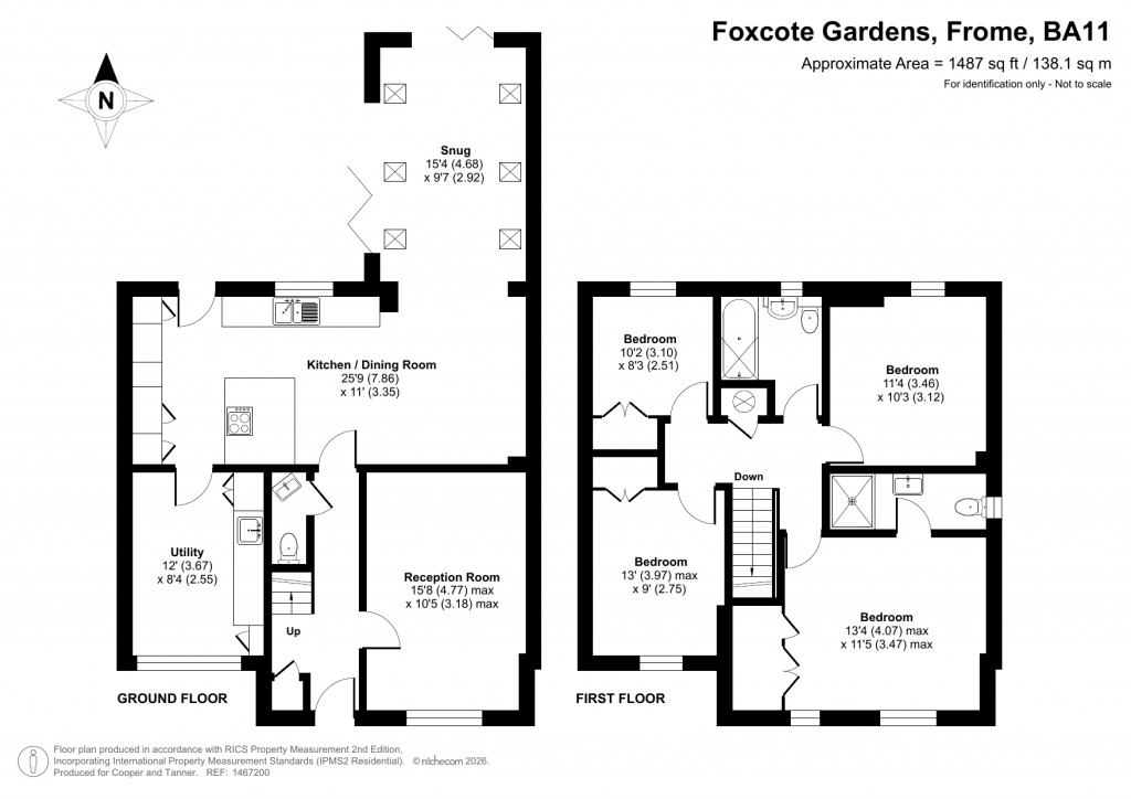 Floorplans For Frome, Somerset