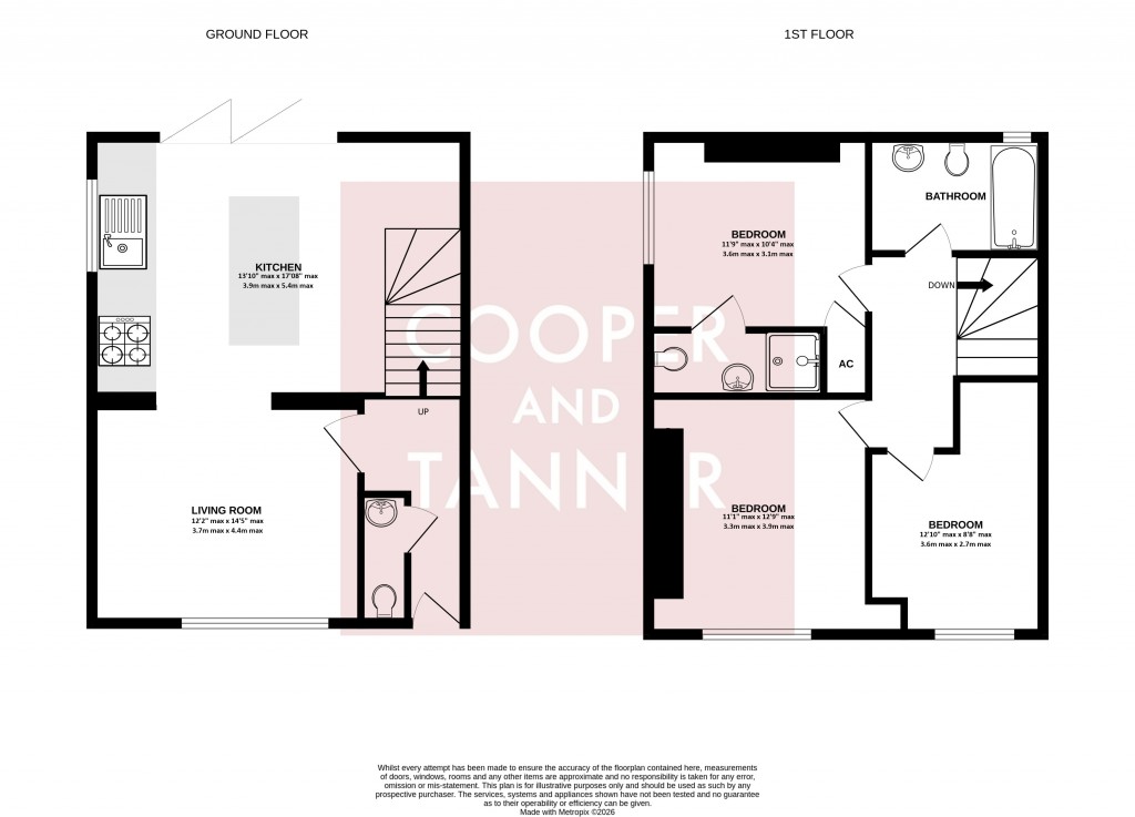 Floorplans For Somerton Road, Street, Somerset