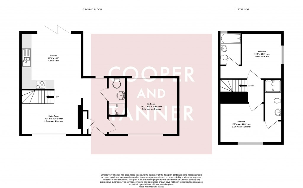 Floorplans For Somerton Road, Street, Somerset
