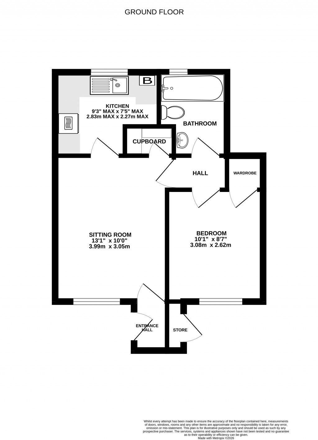 Floorplans For Manor Close, Glastonbury, Somerset