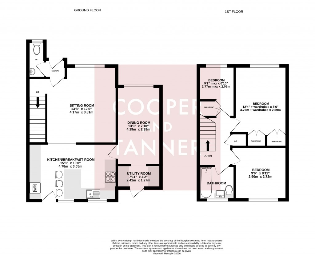 Floorplans For Aquara Close, Street, Somerset