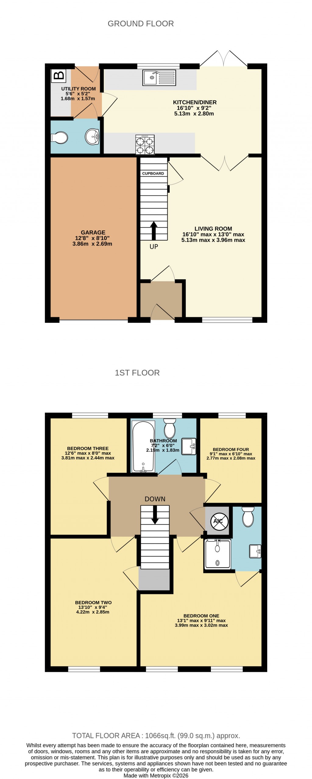 Floorplans For Moccasin Way, Street, Somerset