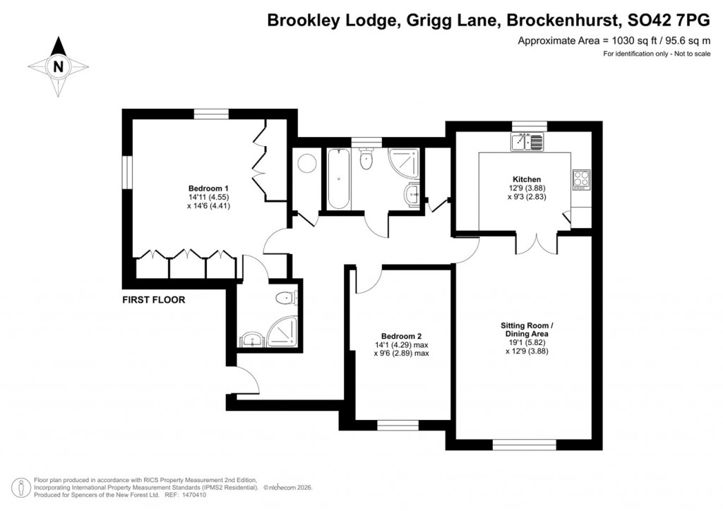 Floorplans For Grigg Lane, Brockenhurst, SO42