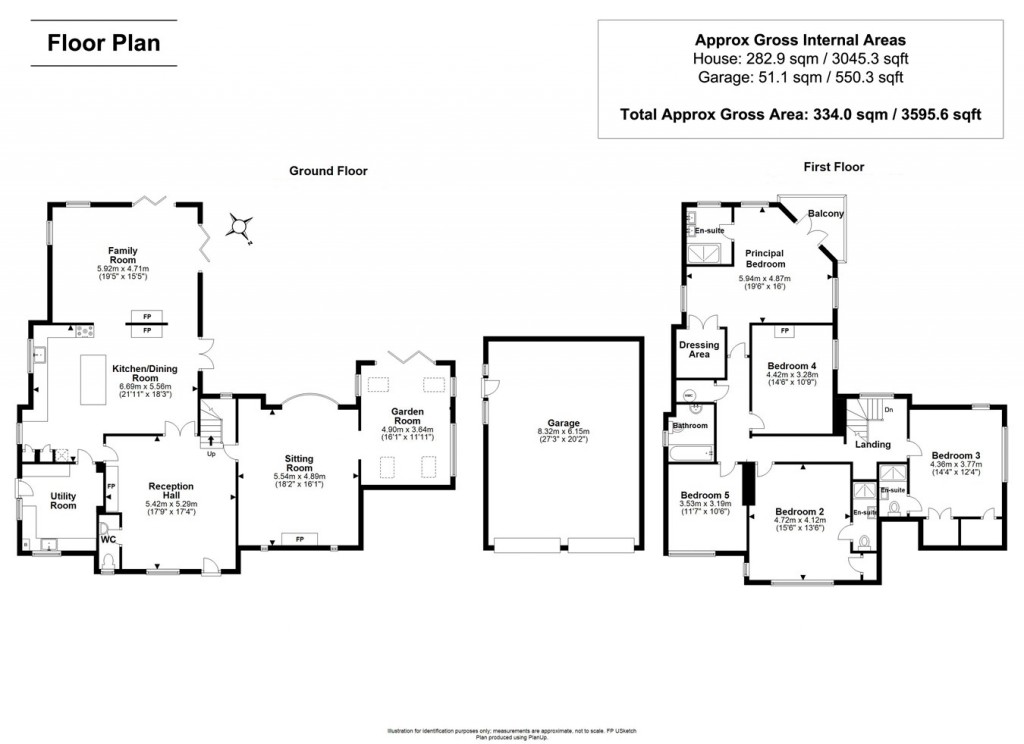 Floorplans For Vaggs Lane, Hordle, Lymington, SO41
