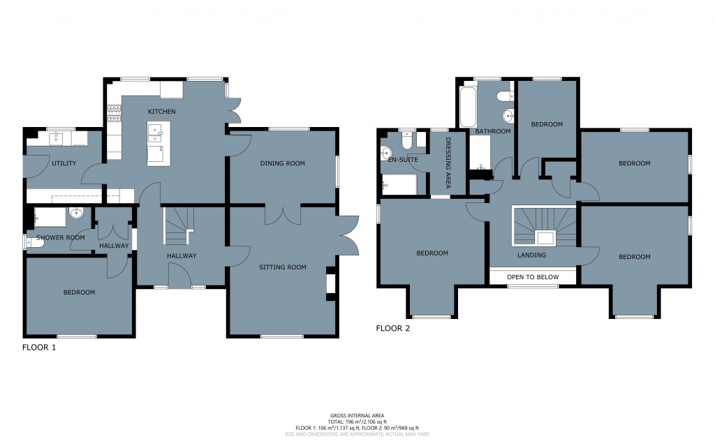 Floorplans For The Ridge, Hastings, East Sussex