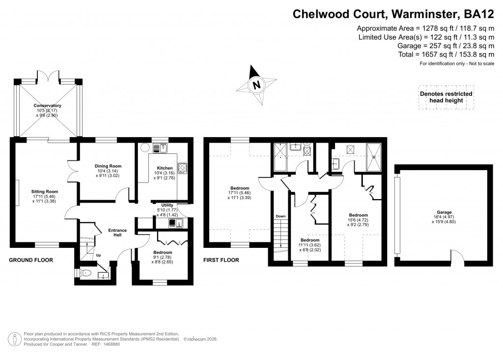 Floorplans For Chelwood Court, Warminster, Wiltshire
