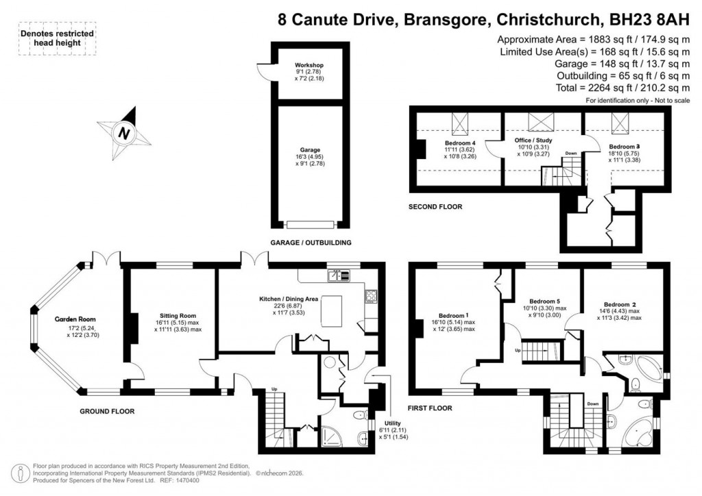 Floorplans For Bransgore, Dorset, BH23
