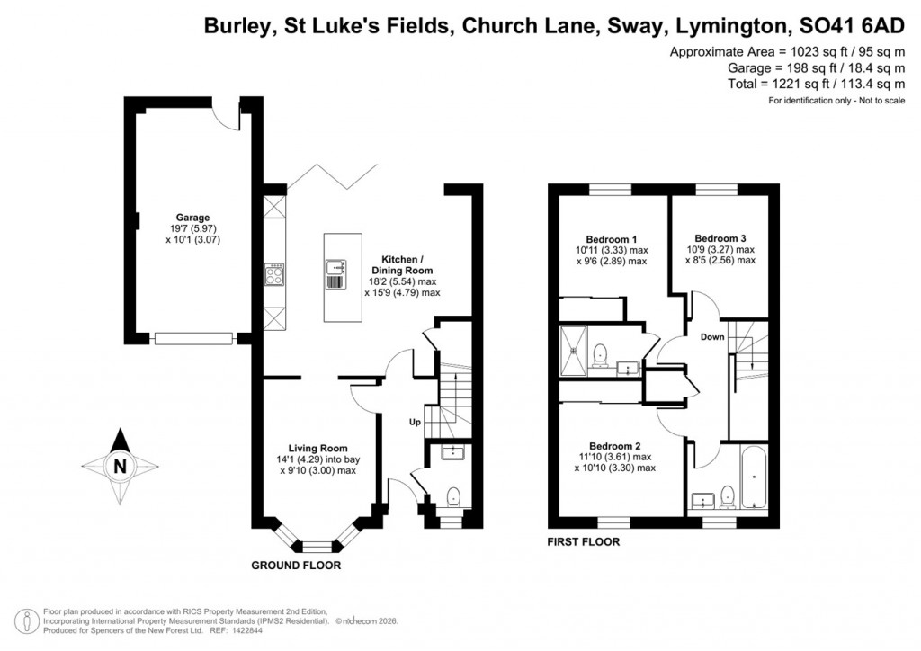 Floorplans For St Luke's Fields, Church Lane, Sway , Lymington , SO41