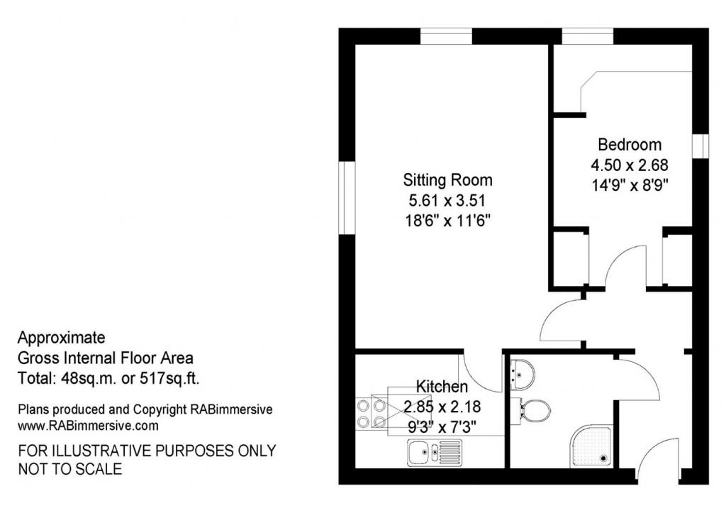 Floorplans For Belmore Lane, Lymington, SO41