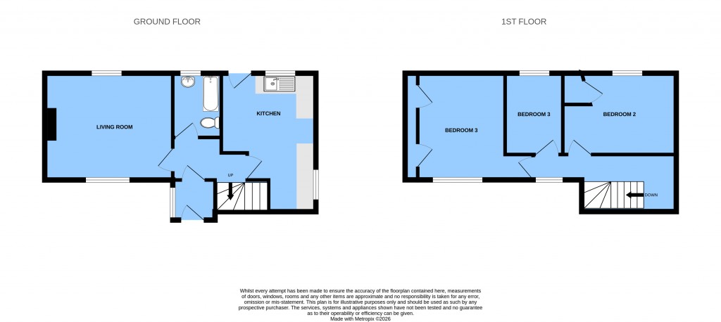 Floorplans For Wellington Gardens, Battle, East Sussex