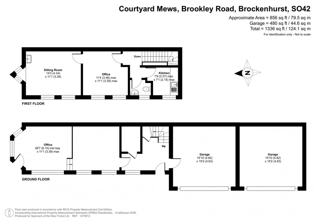Floorplans For Brookley Road, Brockenhurst, SO42