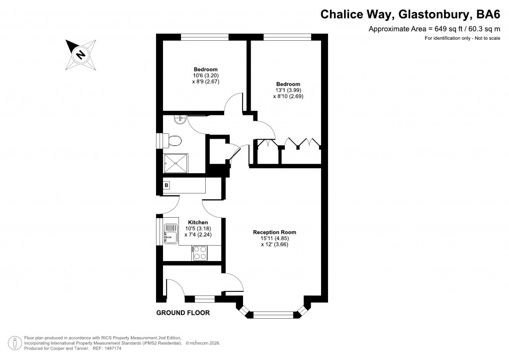 Floorplans For Chalice Way, Glastonbury, Somerset