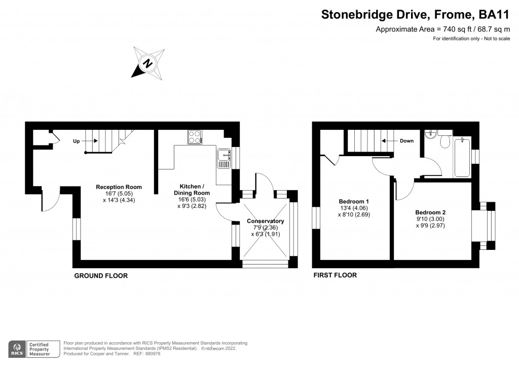 Floorplans For Stonebridge Drive, Frome, Somerset