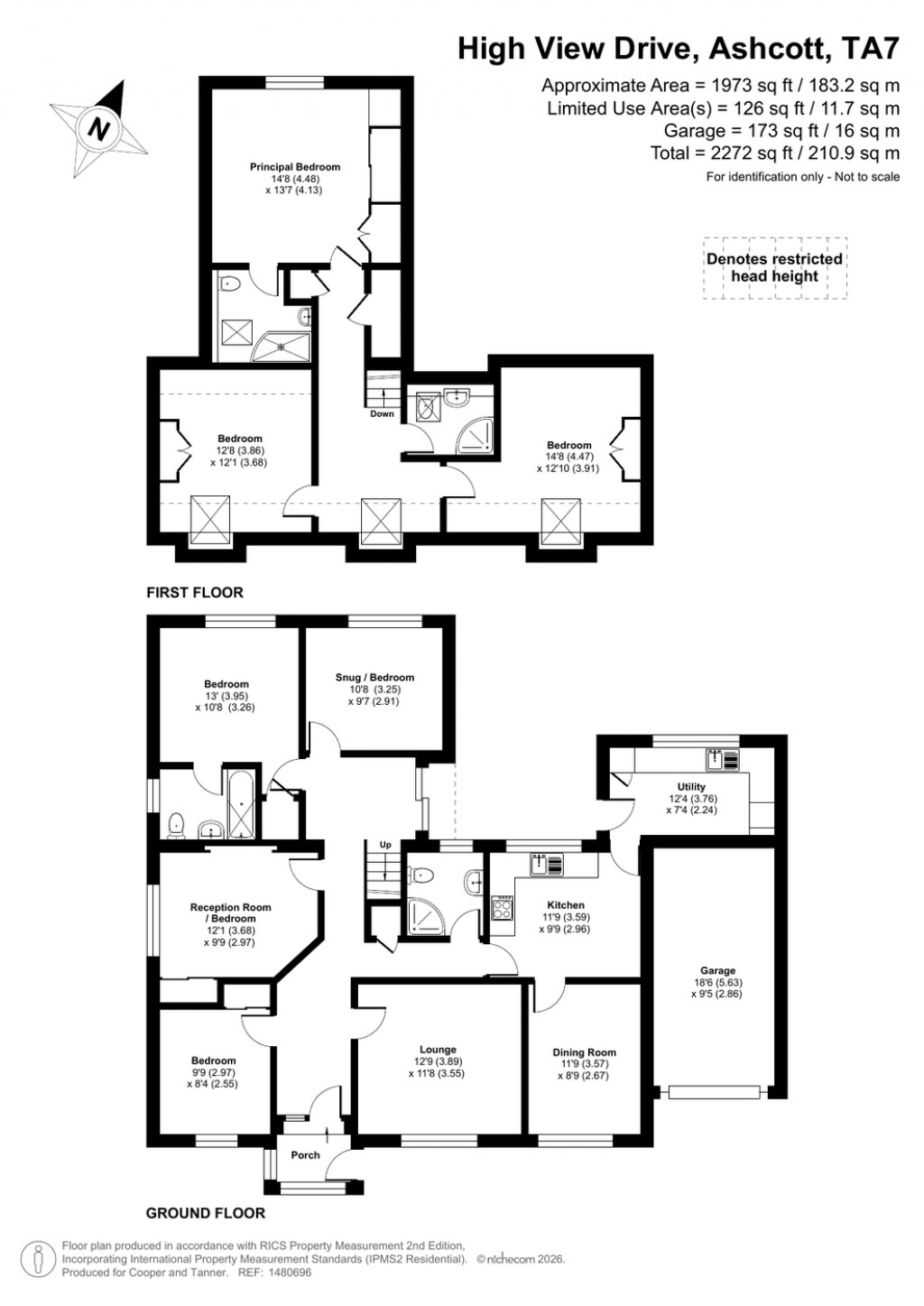 Floorplans For High View Drive, Ashcott