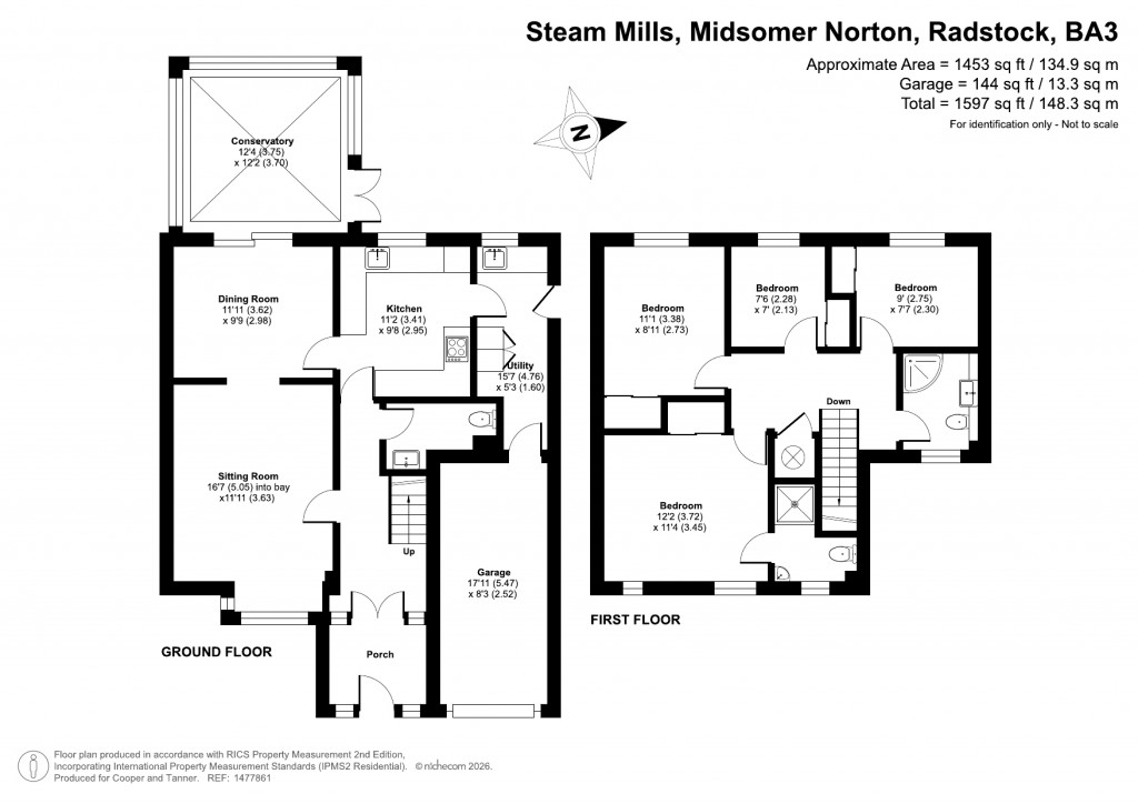 Floorplans For Midsomer Norton, Radstock, Somerset