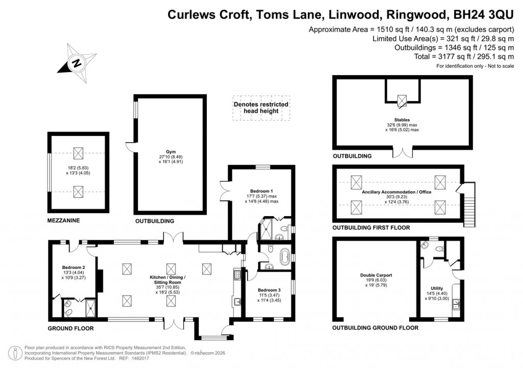 Floorplans For Toms Lane, Linwood, Ringwood, BH24