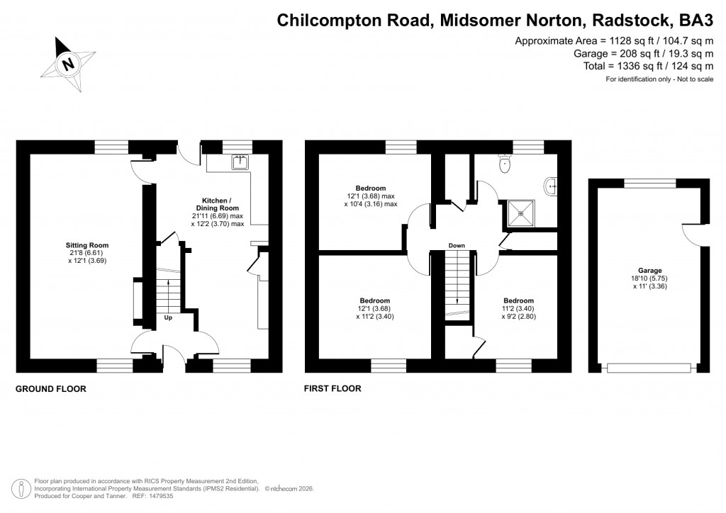 Floorplans For Midsomer Norton, Radstock, Somerset