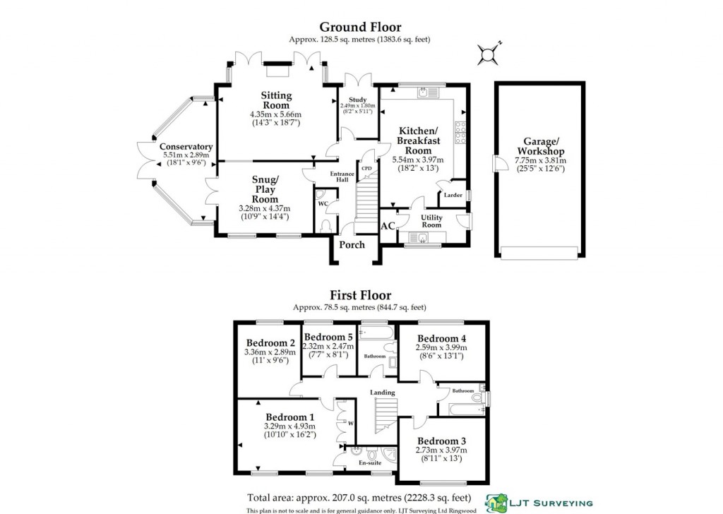 Floorplans For Shirley, Bransgore, Christchurch, BH23