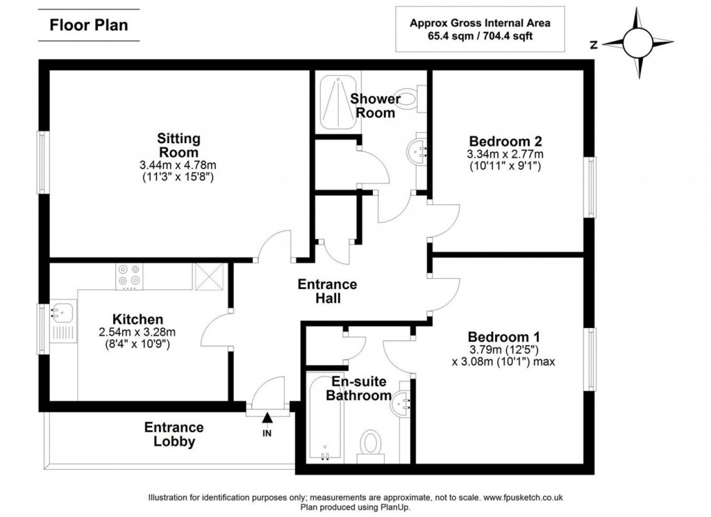 Floorplans For Hillcroft Close, Lymington, SO41