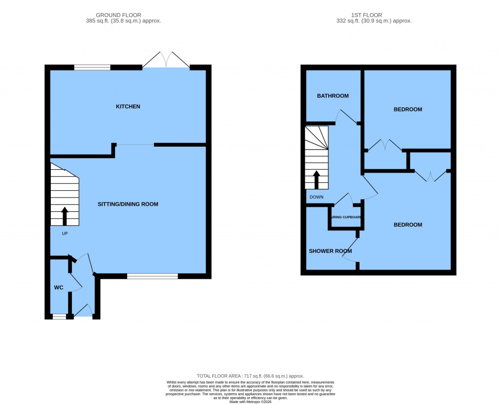 Floorplans For Bishops Lane, Robertsbridge, East Sussex